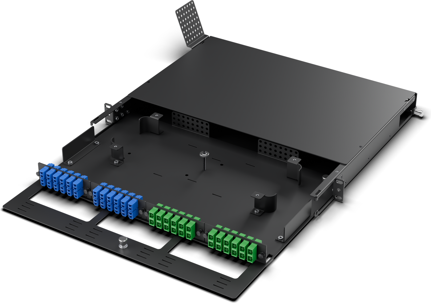 Mixed plates in one chassis.