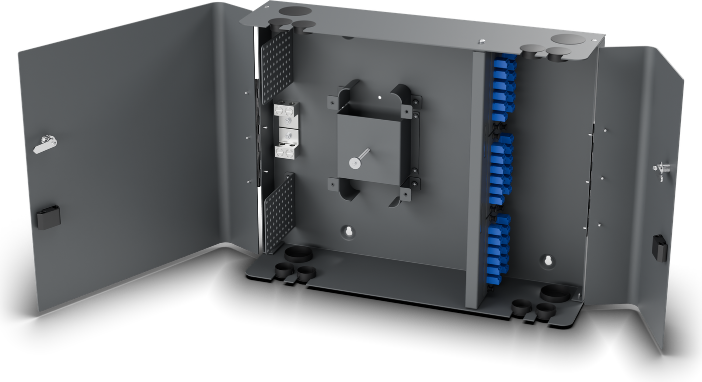6x 12-port LC plates.